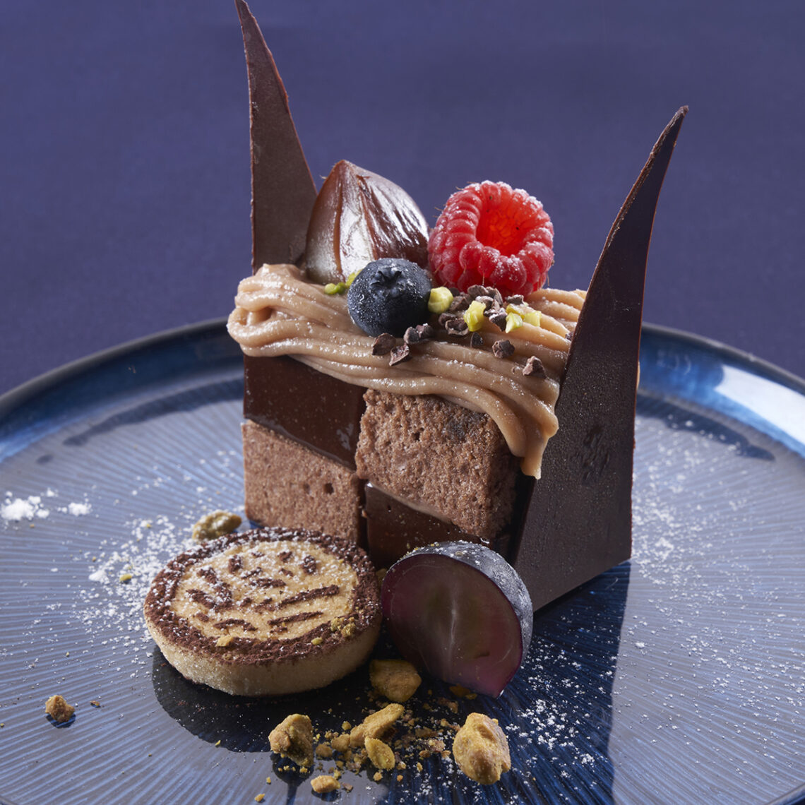 ガトージャルダンディヴェール 栗とチョコレートのケーキ