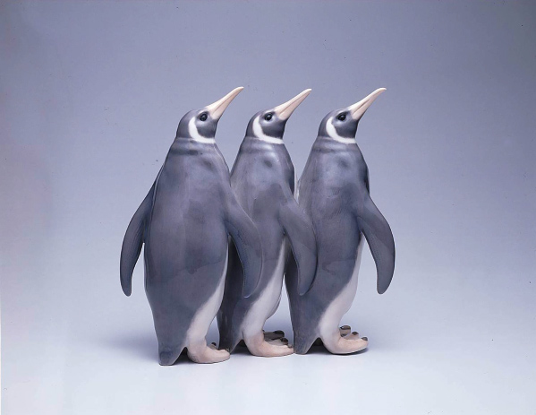 ３羽のペンギン